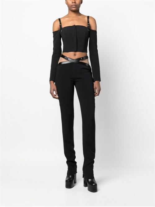 Cropped top DAVID KOMA | RE23DK08TBLACK